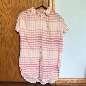 Plaid Madewell Camp Shirt DONATING SOON